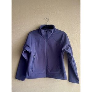 Tri-Mountain Performance‎ Women's Micro Fleec Ascent Jacket Navy Small EUC